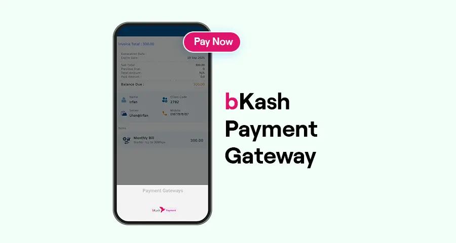 bKash Payment Gateway / PGW Integration for ISPs